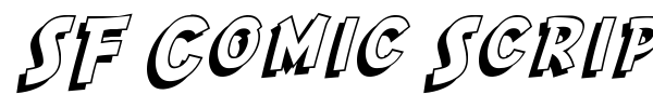 SF Comic Script font preview